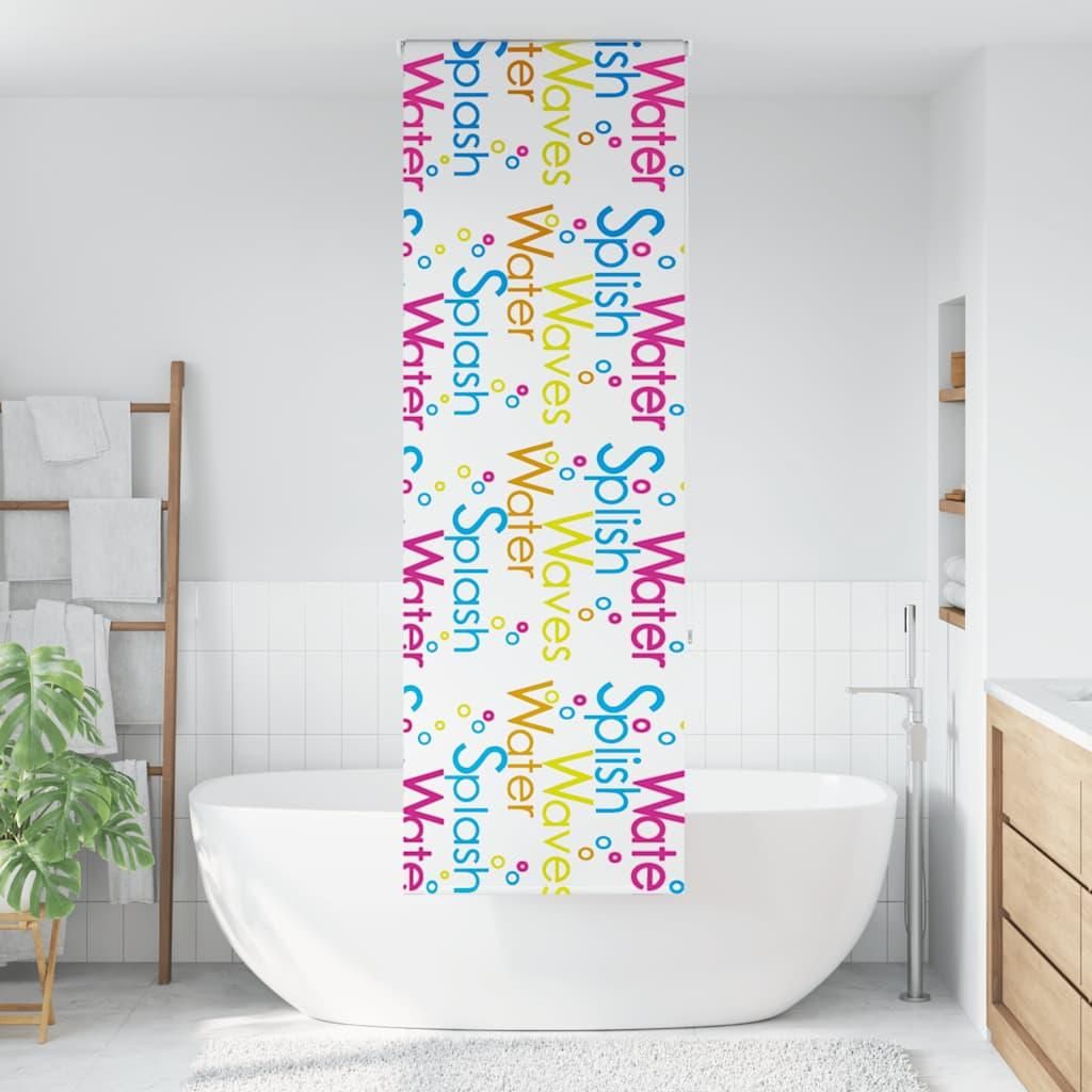 vidaXL Tenda a rullo per doccia 60x240 cm Larghezza del Immagine del prodotto 