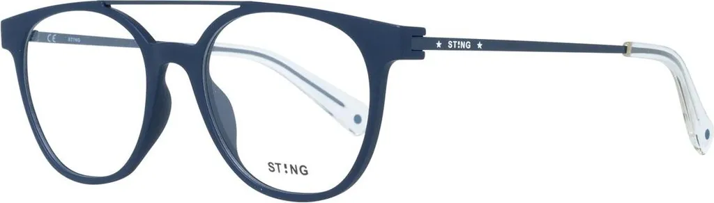 Lunettes de soleil unisexe Sting VST312 6QVM - Bleu uni, taille 52