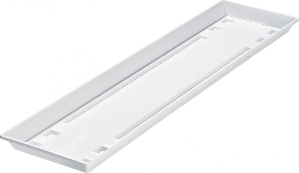 Geli Balkonkasten Untersetzer STANDARD Weiß  50 cm - Produktbild 