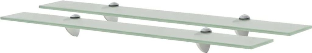 Schweberegale 2 Stk. Glas 70x20 cm 8 mm