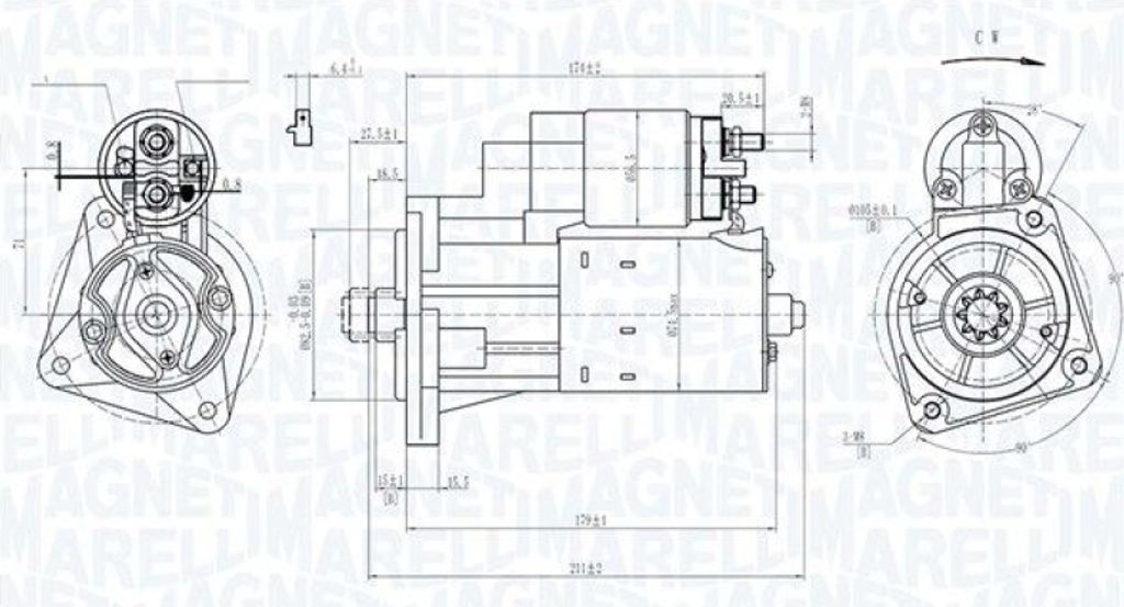 MAGNETI MARELLI Starter 063720297010