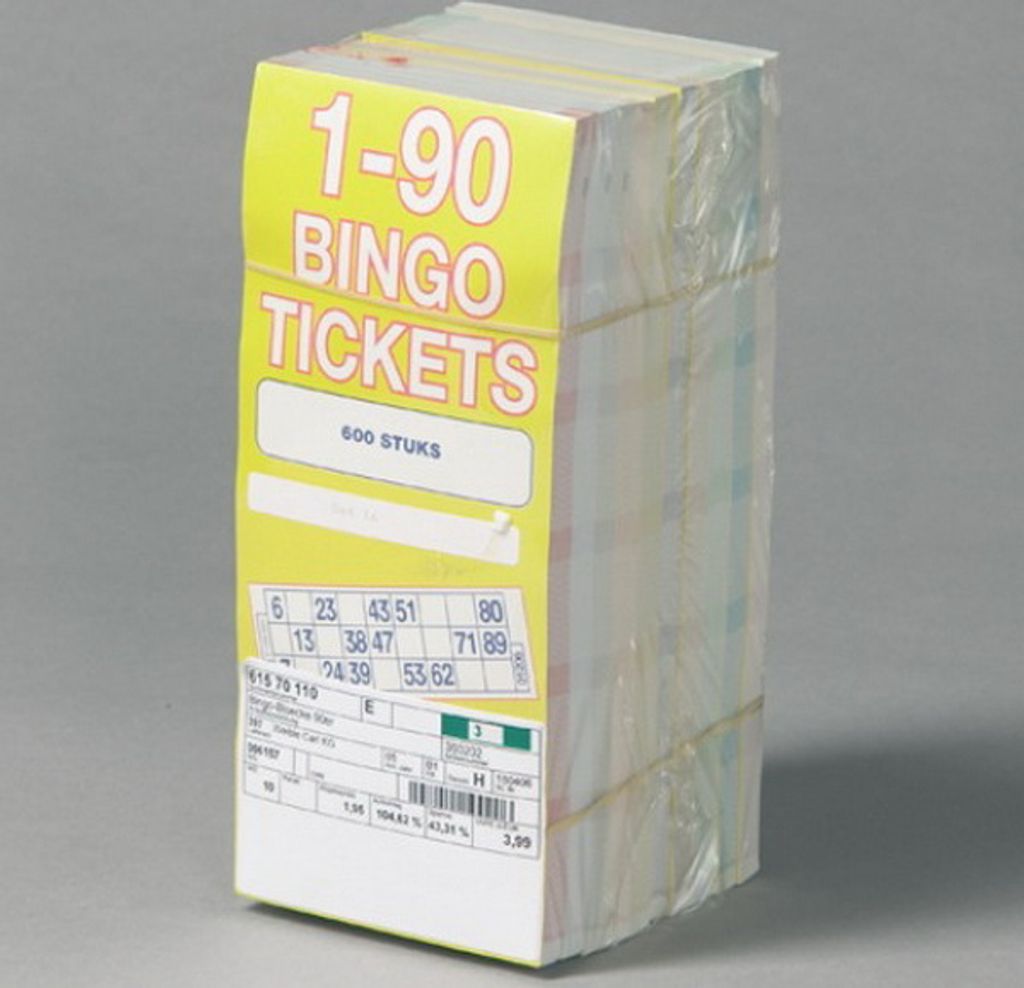 Bingoblok 210x120mm Produktbild 