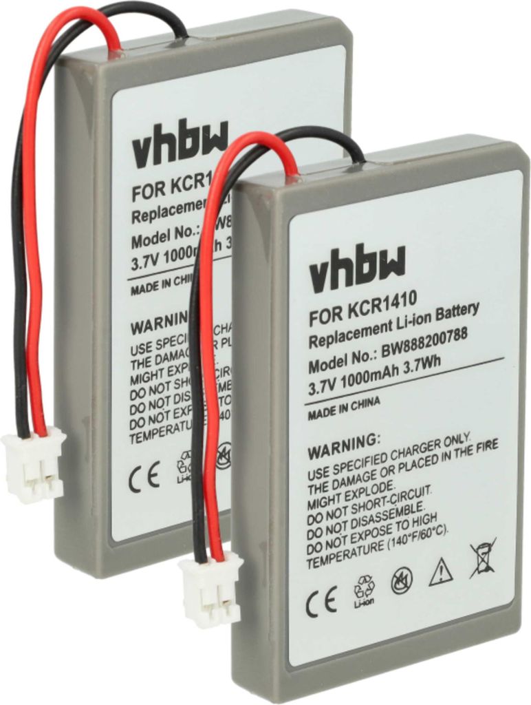 vhbw 2x Akku kompatibel mit Sony JDM-020, JDM-001, JDM-011, Produktbild 