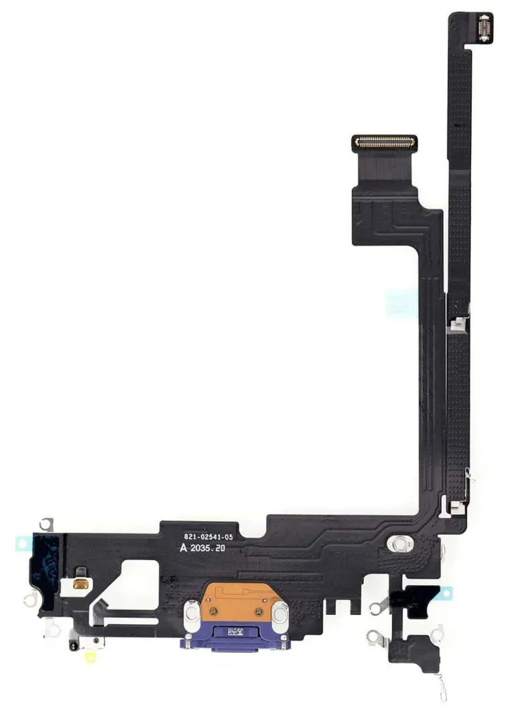 Connecteur de Charge iPhone 12 Pro Max Bleu, Port Lightning de Remplacement