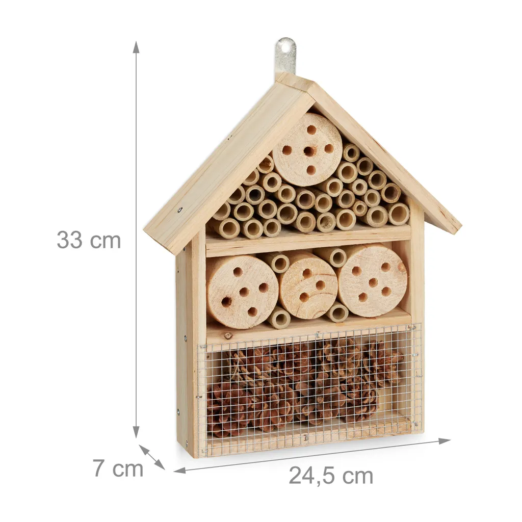 Hôtel pour Insectes de Jardin - Kit de Pollinisation pour le Potager - 4
