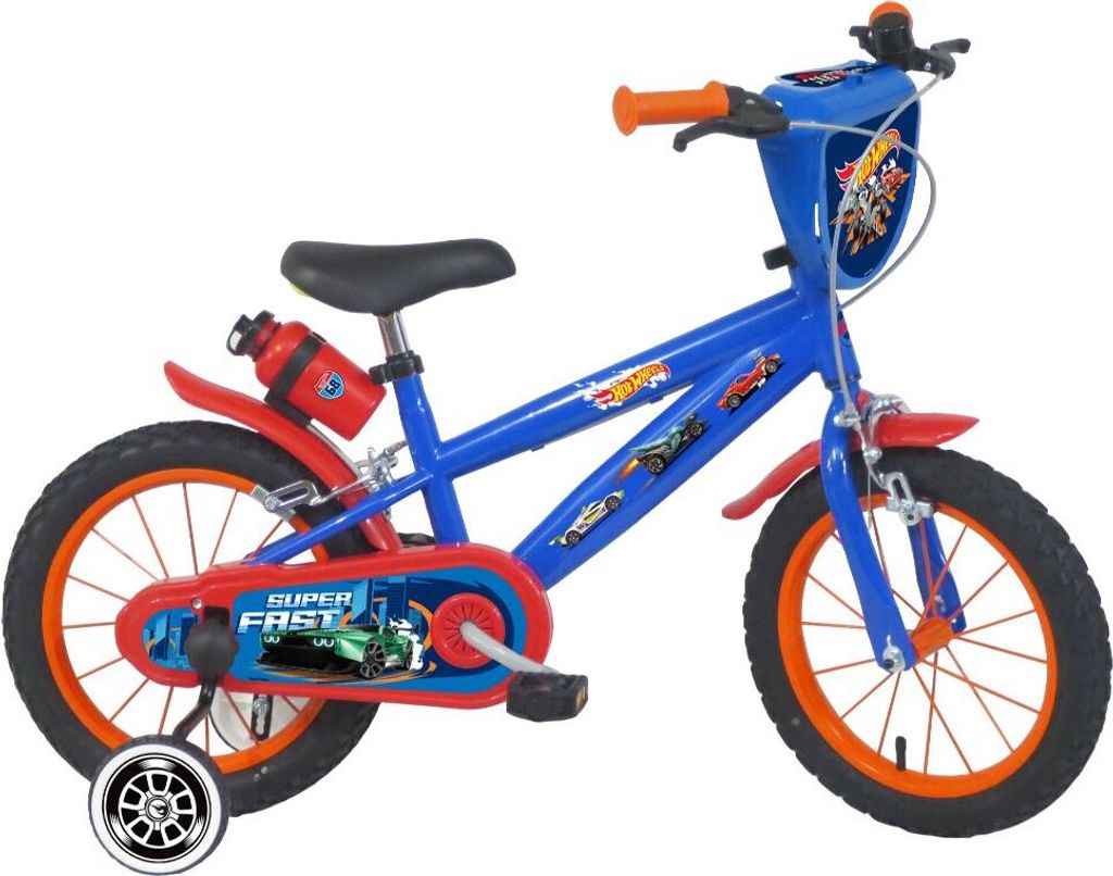 Hot Wheels Kinderfahrrad 14 Zoll für Mädchen und Jungen Produktbild 5