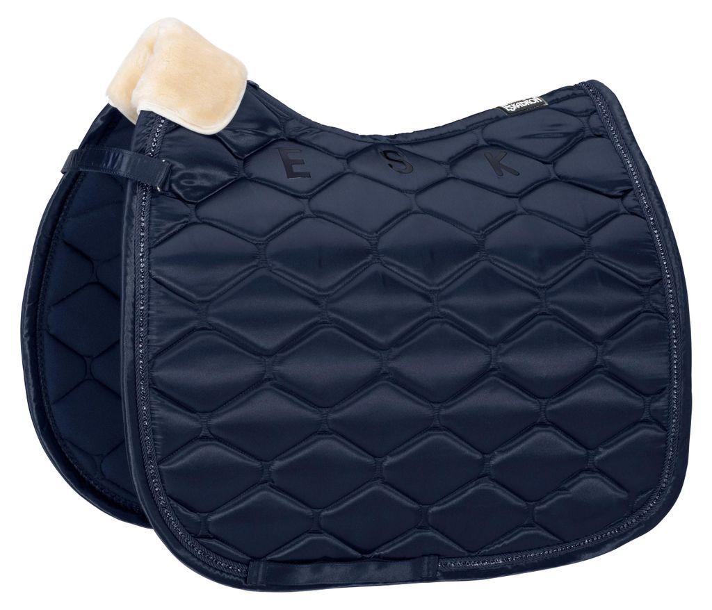Eskadron Springschabracke Satin Crystal Schabracke Dunkelblau VS