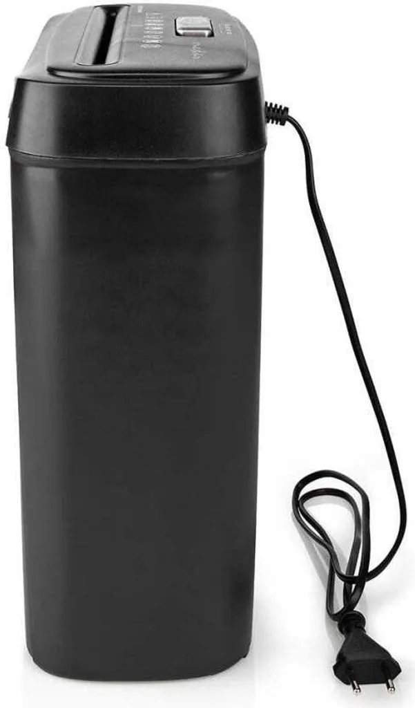 Destructeur de documents 6 feuilles A4 10L DIN 2 Noir 190W compact