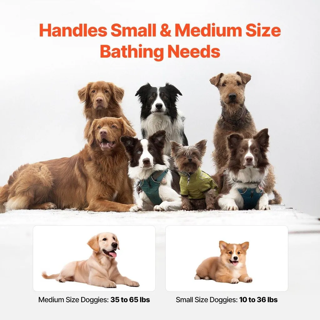 Baignoire Chien Pliable surélevée Bleu - Solution Gain de Place Bain - 6