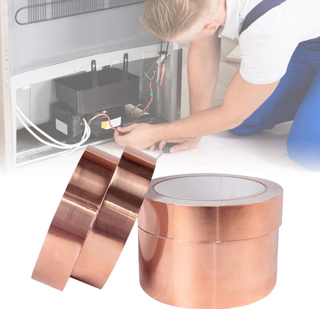 50mm * 25M * 0,05mm měděné fólie lepicí páska měděné fólie Obrázek produktu 5