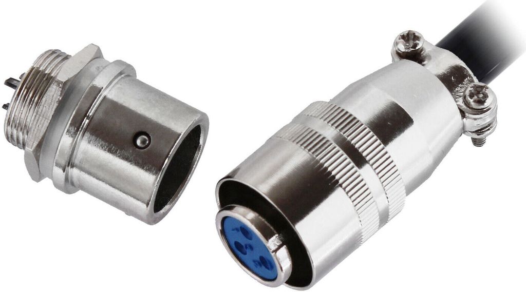 Einbaustecker Steckverbindung mit Federverschluss Borddurchführung Kupplung Ø12mm 4