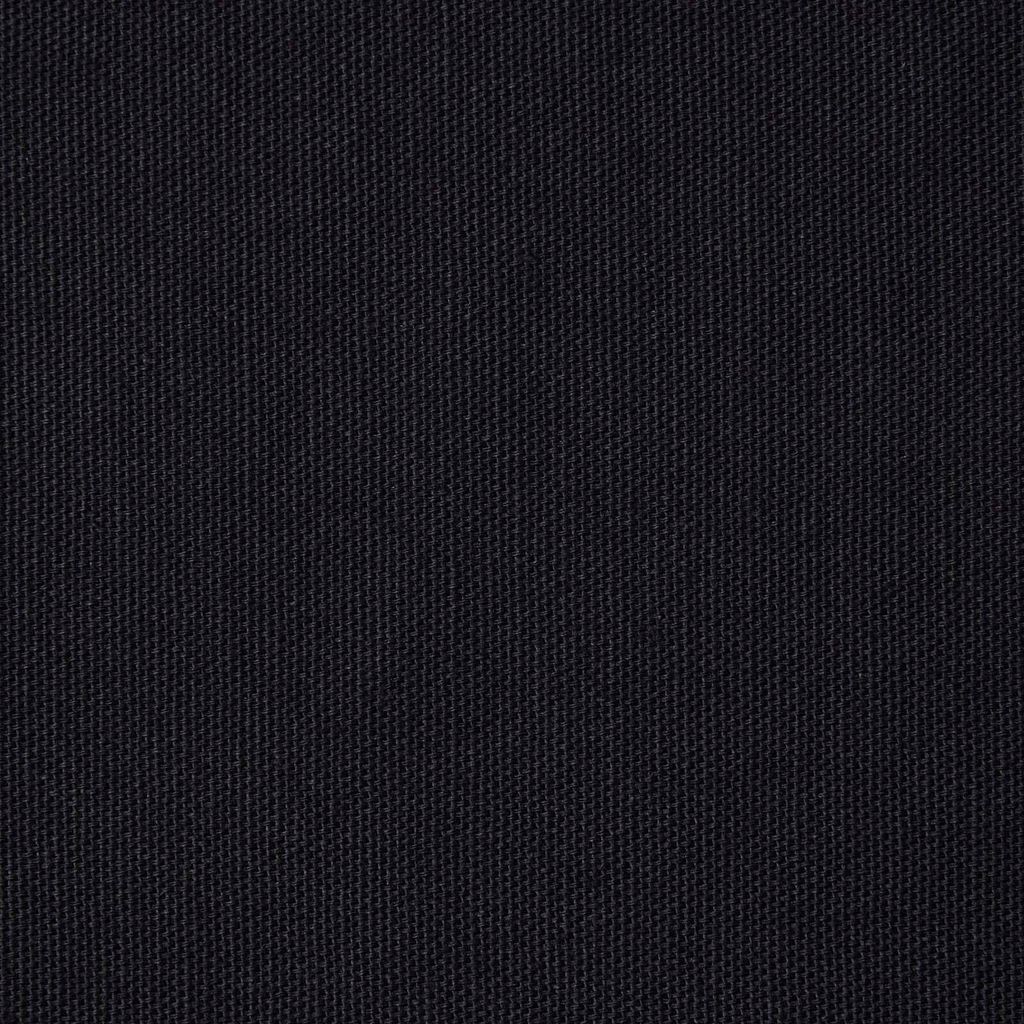 HOMESCAPES Einfarbiger Baumwollstoff schwarz – Meterware, 150 cm breit