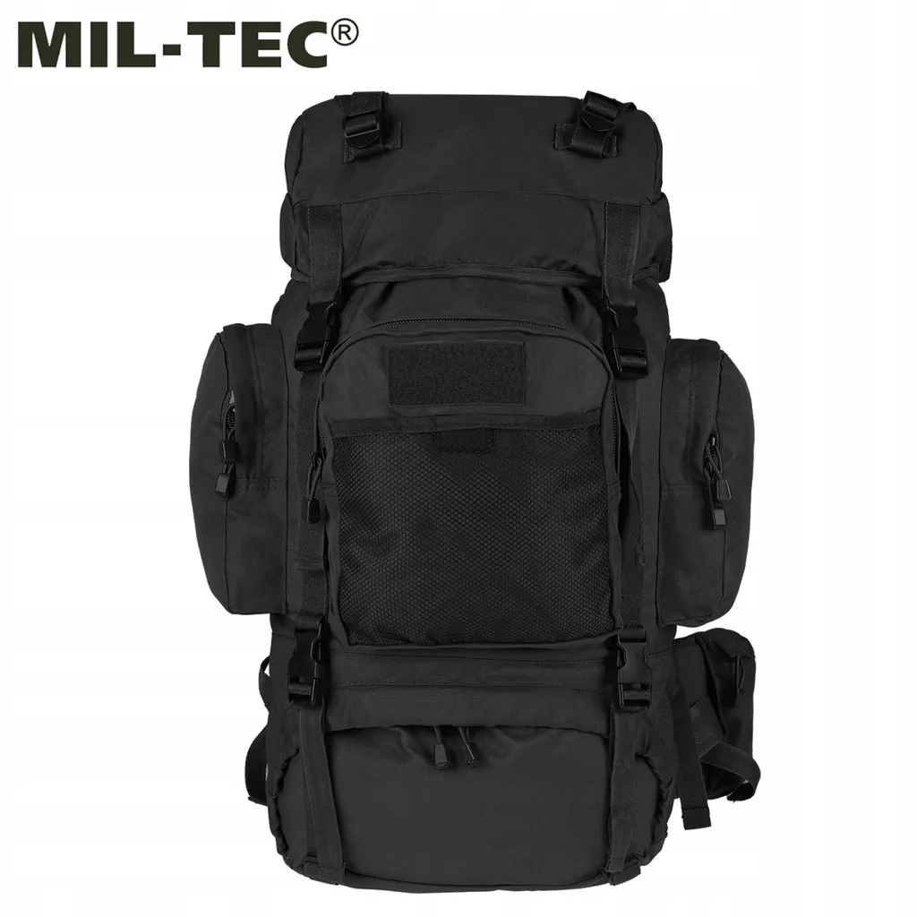 Sac à dos Mil-Tec Commando 55L Noir - Multifonction et Imperméable - 10