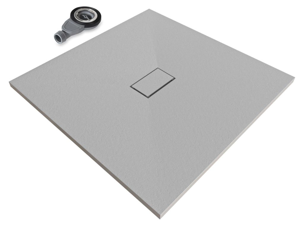 i-flair SMC Duschwanne 100x100 cm – 26 mm flach inkl. Produktbild 