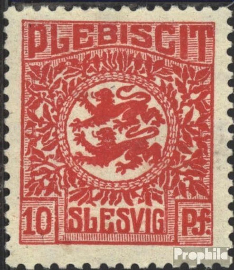 Briefmarken Schleswig (Abstimmung) 1920 Mi 4 gestempelt Wappen