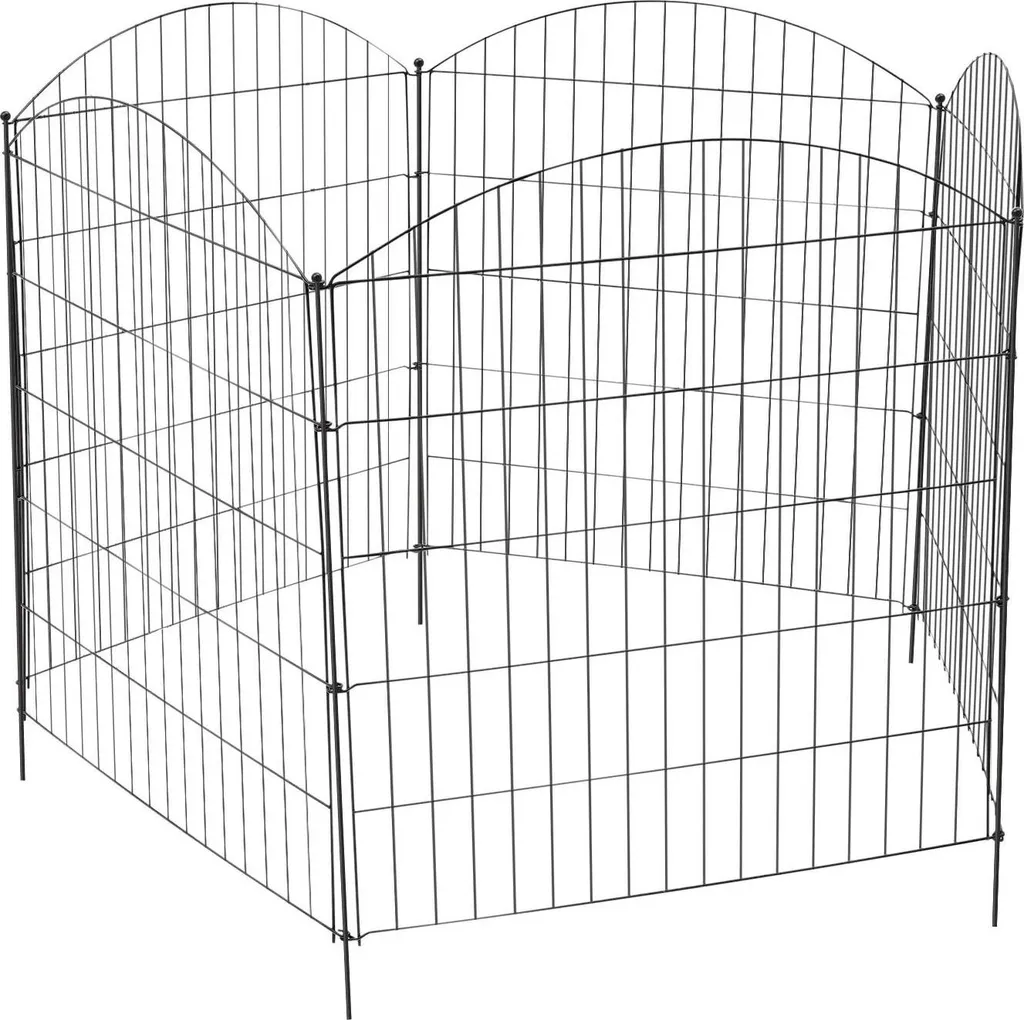 Clôture pour chiens et poules protection de jardin lot de 5 pièces