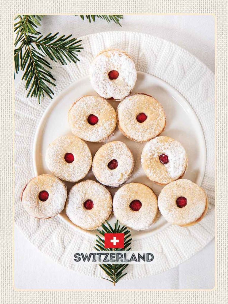 vianmo Holzschild 40x30 cm Schweiz Weihnachtsgebäck Marmelade Bildmotiv Reisemotiv Europa