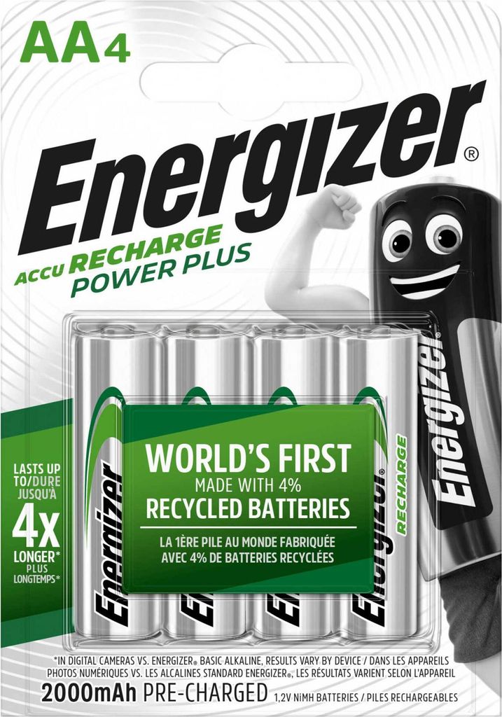 Energizer Akku Recharge PowerPlus E300626700 AA/HR6 4 Produktbild 