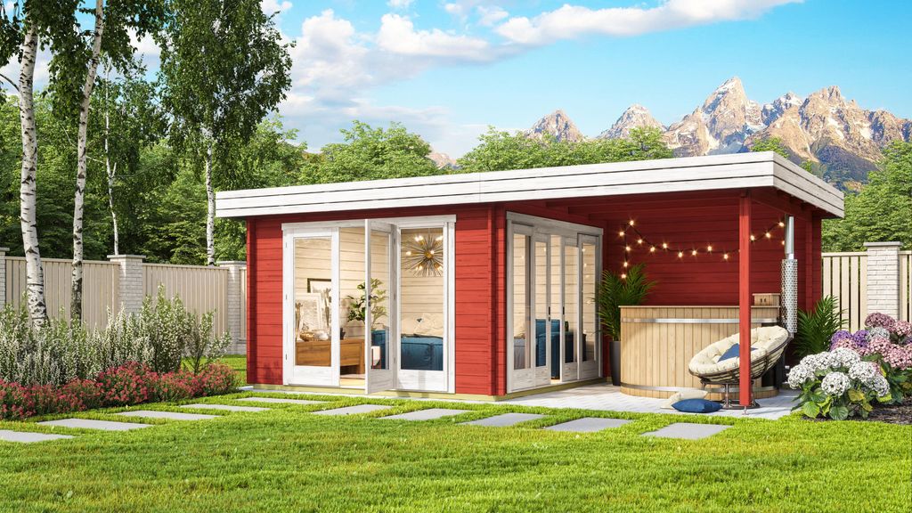 Fjordholz Gartenhaus Modell Karensa 44