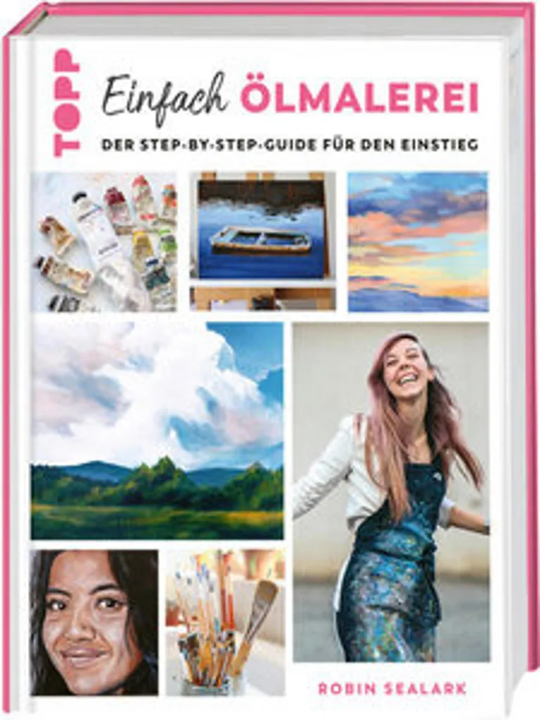 Set Peinture à l'Huile Guidée Einfach Ölmalerei pour Loisirs Créatifs