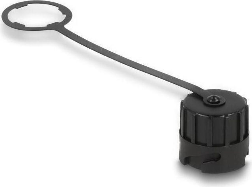 DeLOCK Schutzkappe für RJ45 Stecker 67049 IP68 staub- und wasserdicht schwarz, Sockelträger, Schwarz, Polyamid, 1 Stück(e)