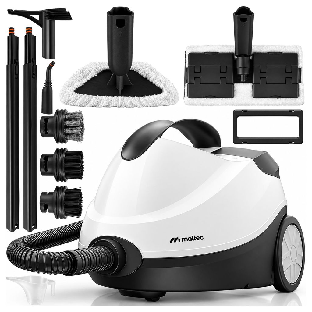 MalTec Dampfreininger HDS6000W-PRO mit Zubehör Dampfmop Produktbild 