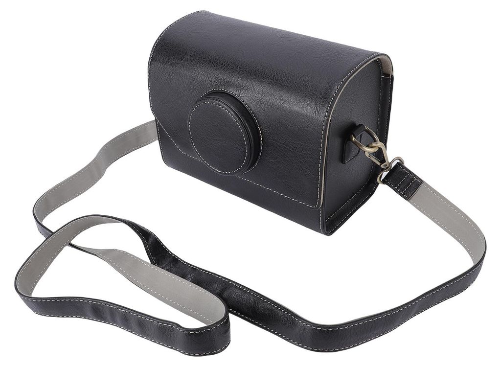 Leder-Kameratasche für Spiegelreflexkameras – Damen-Messenger-Sling-Handtasche – wasserdichte Retro-Umhängetasche