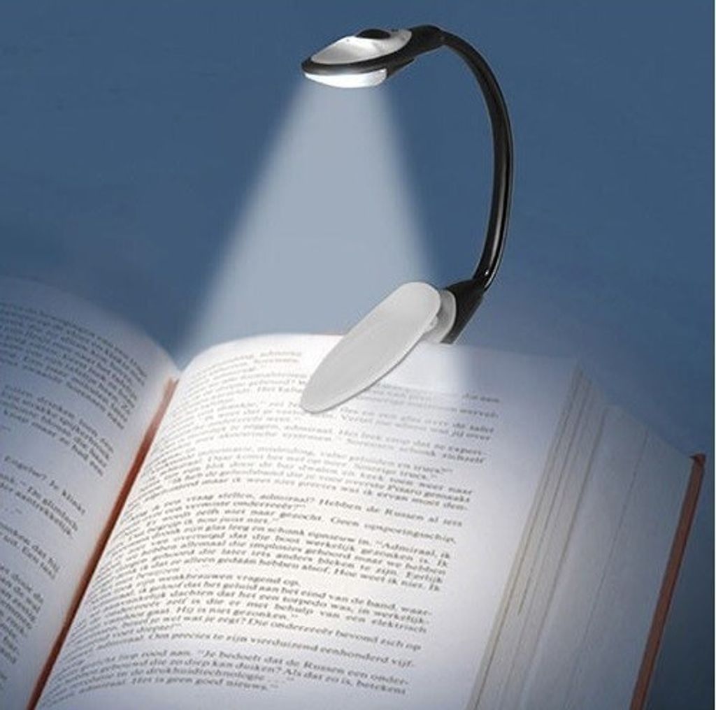 LED lampa na čítanie s klipom Obrázok produktu 