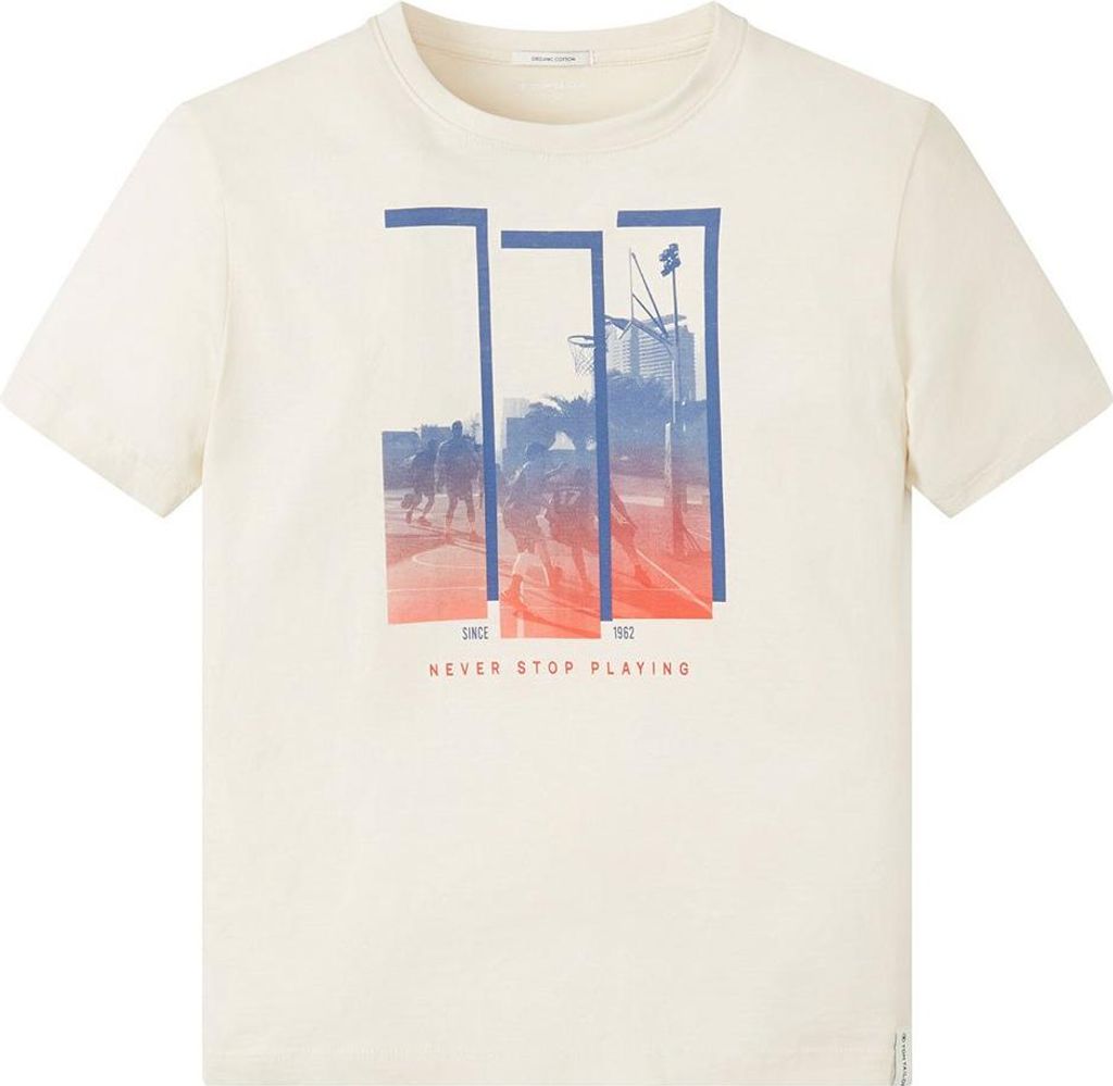Tom Tailor 1030294 Kurzarm-t-shirt Weiß 140 cm Junge Weiß 140 cm