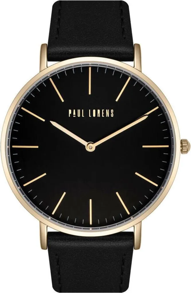 Regalo Donna Ideale: Paul Lorens Waga Nero Orologio di Qualità