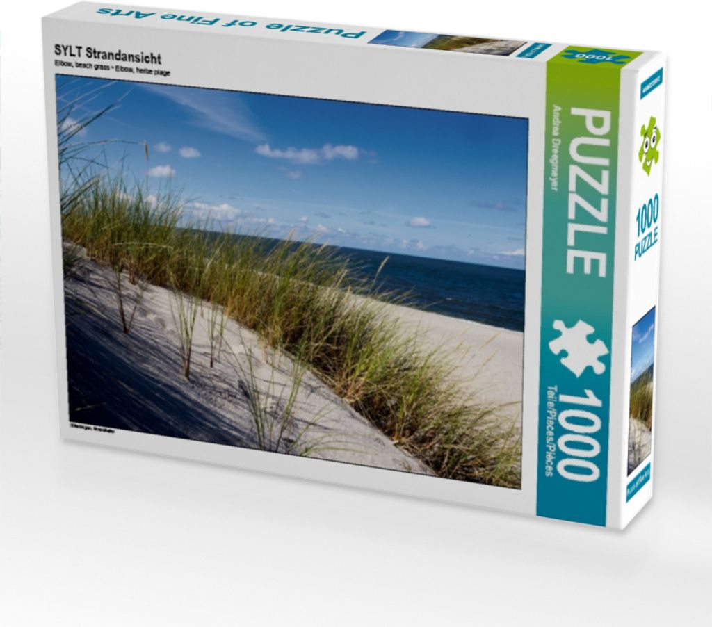 Calvendo SYLT Strandansicht 1000 Teile Puzzle quer 640x480mm, Dreegmeyer Andrea; 7350282