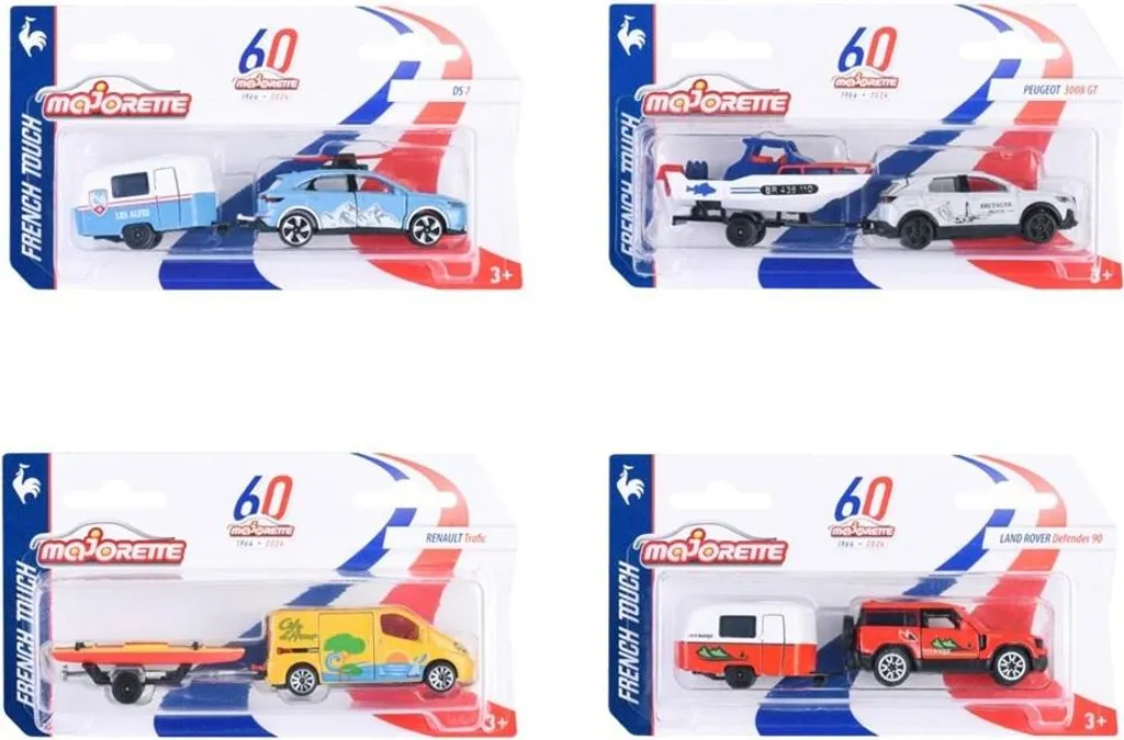 Majorette French Touch 4wz Voiture Durable contre Chocs 205-5014