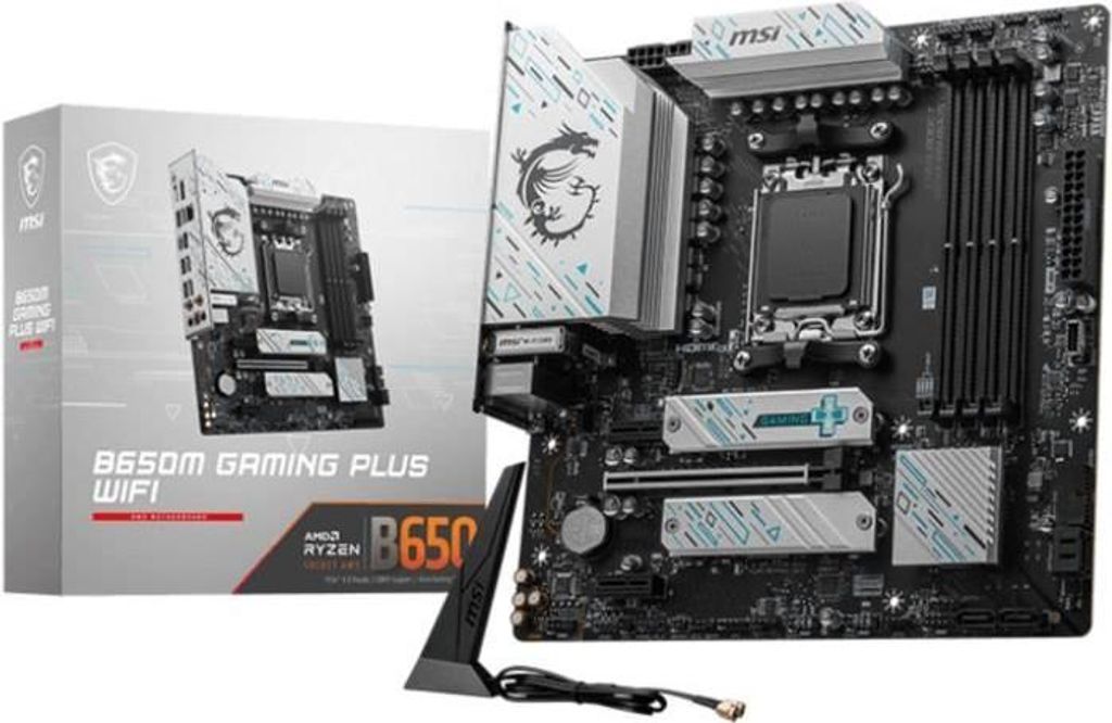 Płyta Główna MSI B650M GAMING PLUS WIFI, AMD AM5, Micro Zdjęcie produktu 