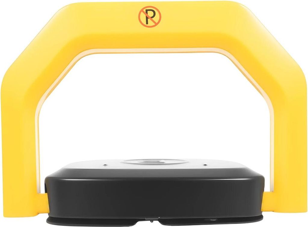Parkplatzsperre - Automatischer Parkbügel - Mit Fernbedienungen und Schlüsseln - 180° klappbar - Reflektorstreifen - Rechteckig