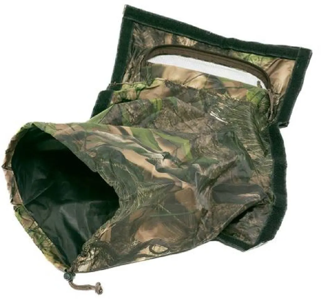 Snoot de protection vert Buteo Photo Gear contre reflets et pluie
