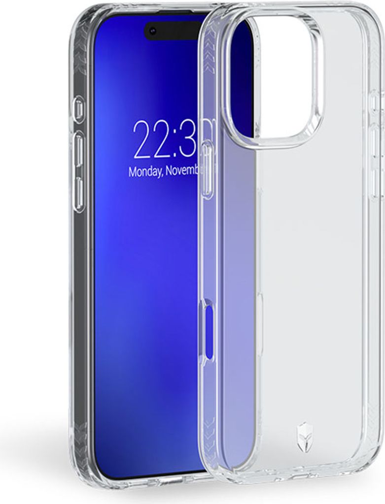 Force Case, Pulse Hülle iPhone 16 Pro Max verstärkt & transparent, Transparent