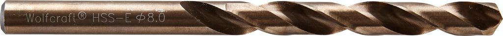 Wolfcraft Spiralbohrer HSSCo D 8,0 mm