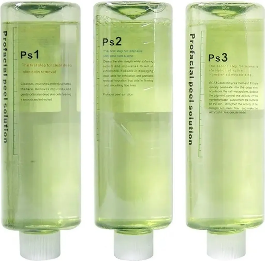 Set 3 Soluzioni Aquafacial BMTLAB | 3x500ml Peel Viso Professionale