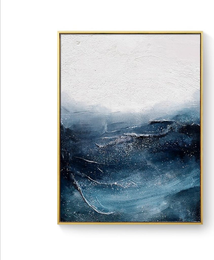 TPFLiving Kunstdruck LW-63 (OHNE RAHMEN) Poster - Leinwand - Wandbild - Hochauflösender Giclée-Druck, langlebig und hochwertig - Nordic Art - Abs...
