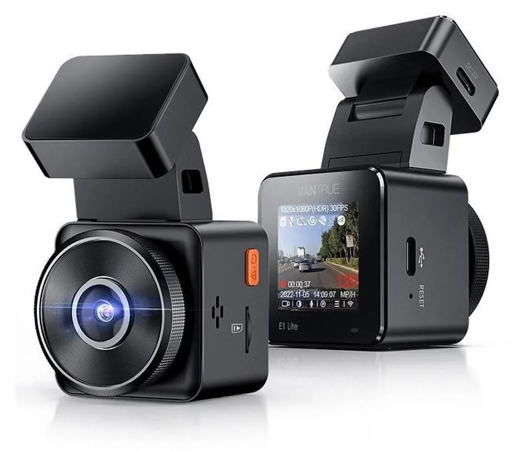 Dashcam Full HD Vantrue 1 Lite WiFi compacte avec branchement USB Noir
