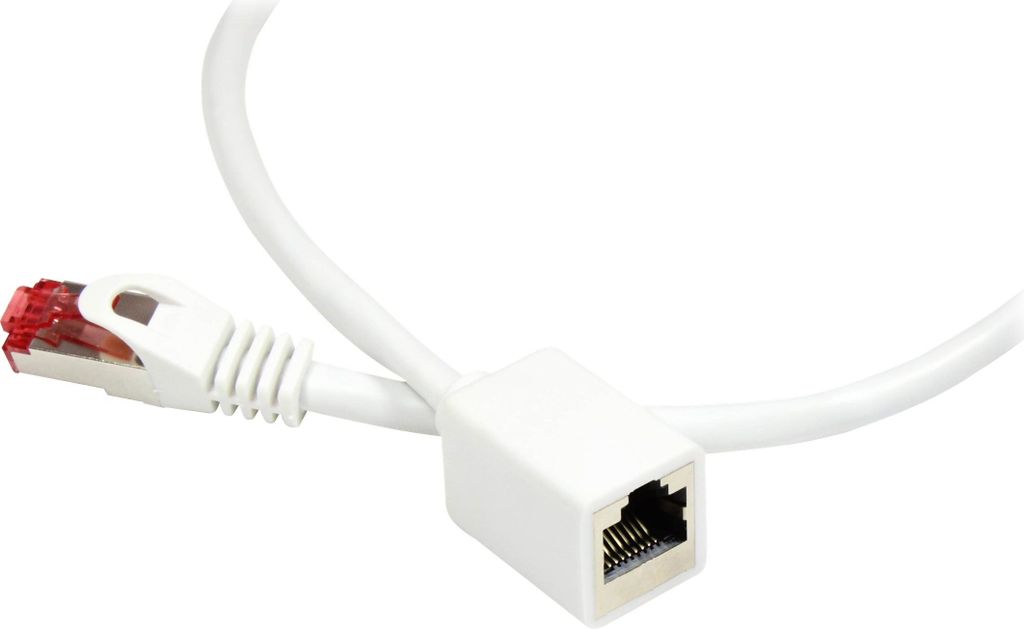 Good Connections Cat.6 Patchkabelverl. S/FTP weiß 0,5m