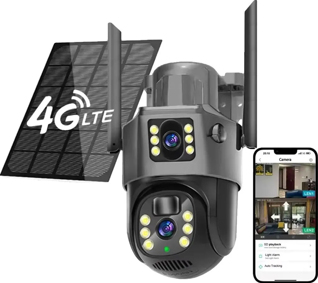 Système de vidéosurveillance 4G solaire pour zones isolées EseeCloud