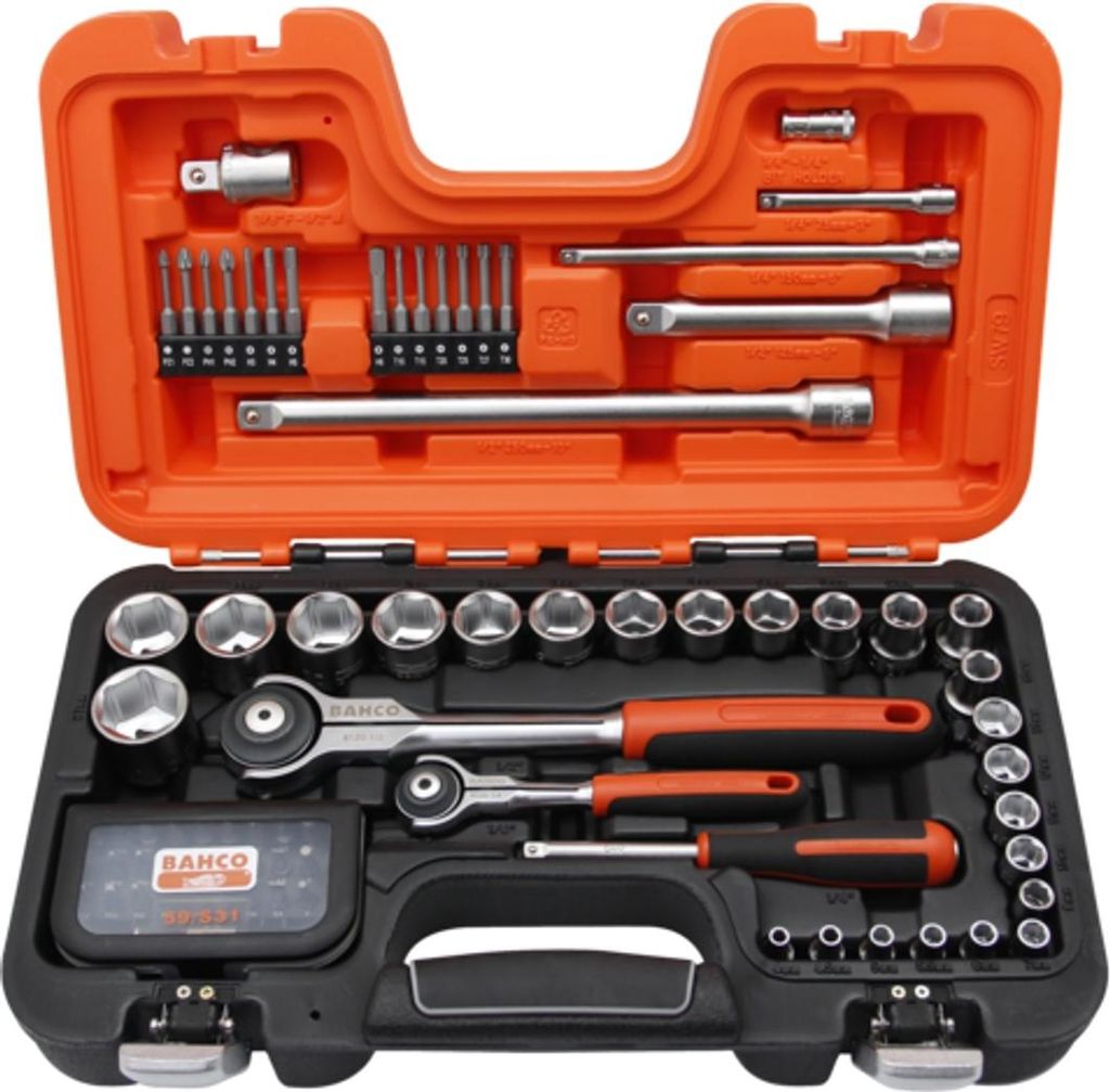Bahco SW79 Sada nástrčných hlavic 1/2, 1/4 (SW79) Obrázek produktu 