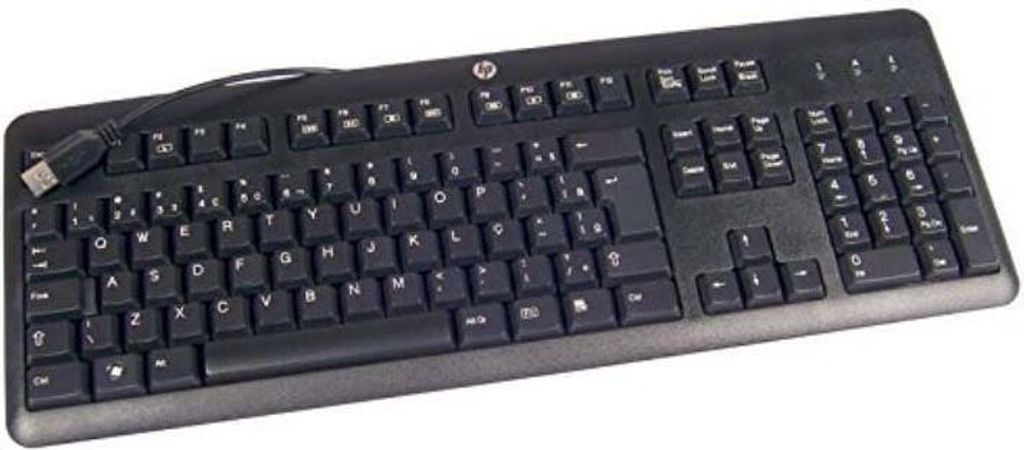 HP 672647-043 USB QWERTZ Deutsch Schwarz Tastatur Produktbild 