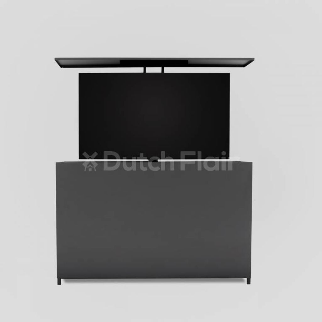 Outdoorküche - TV Lift Schrank Edelstahl/ Aluminium anthrazit - RAL 7016