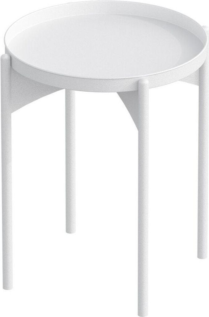 CALICOSY - Beistelltisch mit runder Metallplatte H57 cm - COLE