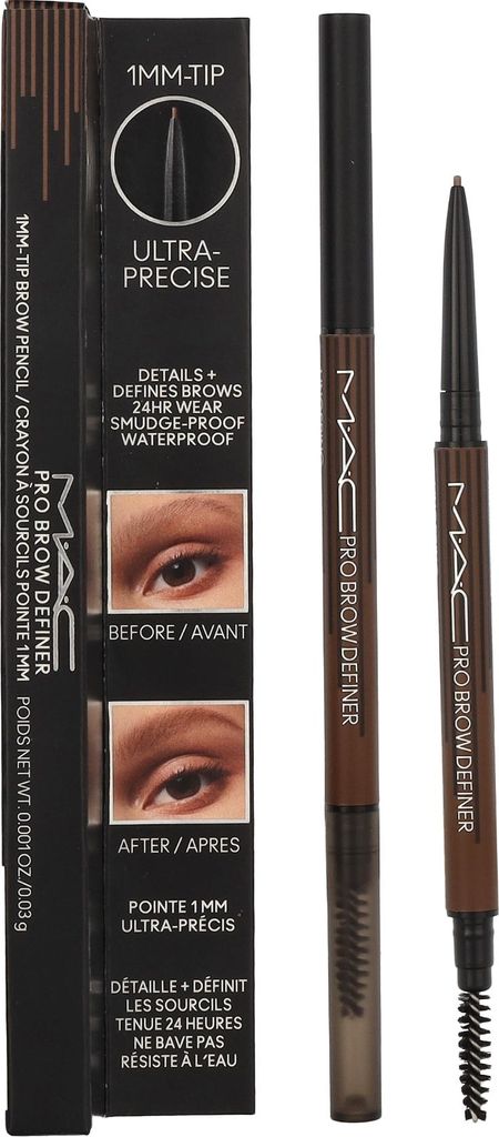 MAC Pro Brow Definer 1 Mm Tip Brow Pencil 24 Hour Waterproof Lingering 0,03 g