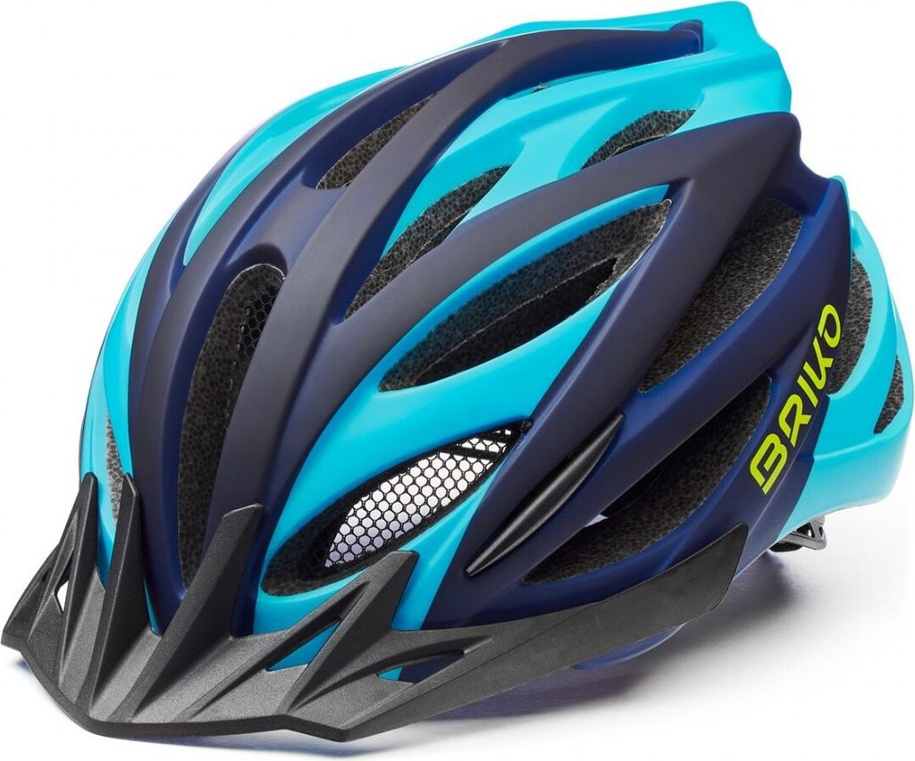 BRIKO Morgan Briko Fahrradhelm Fahrrad Helm Bike Herren Damen Matt Blue Light Blue 54