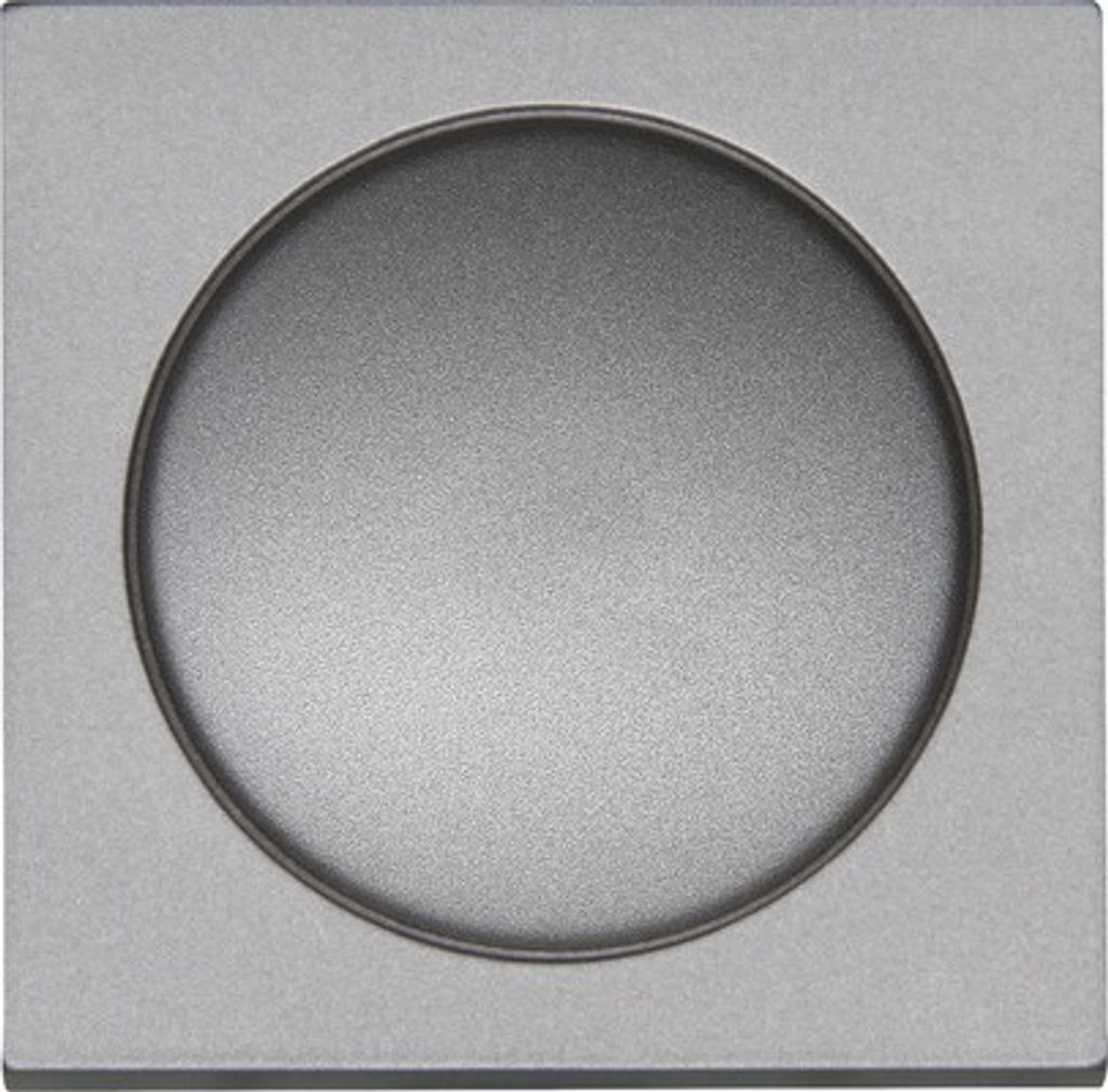 Kopp 490647558 Abdeckung für Druck-Wechseldimmer Athenis 55 stahlfarben