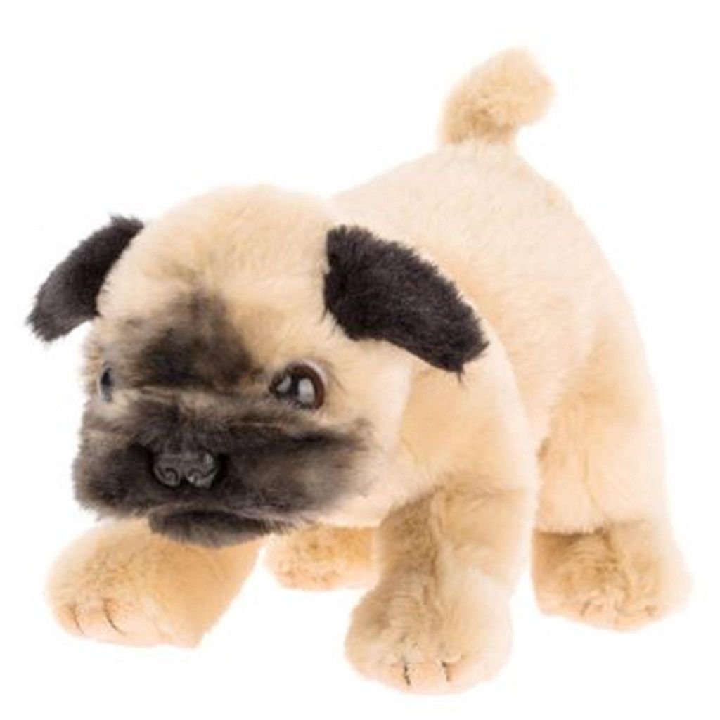 Bauer - 10151 - Tiere mit Herz - Mops, Plüsch, sitzend, 15cm